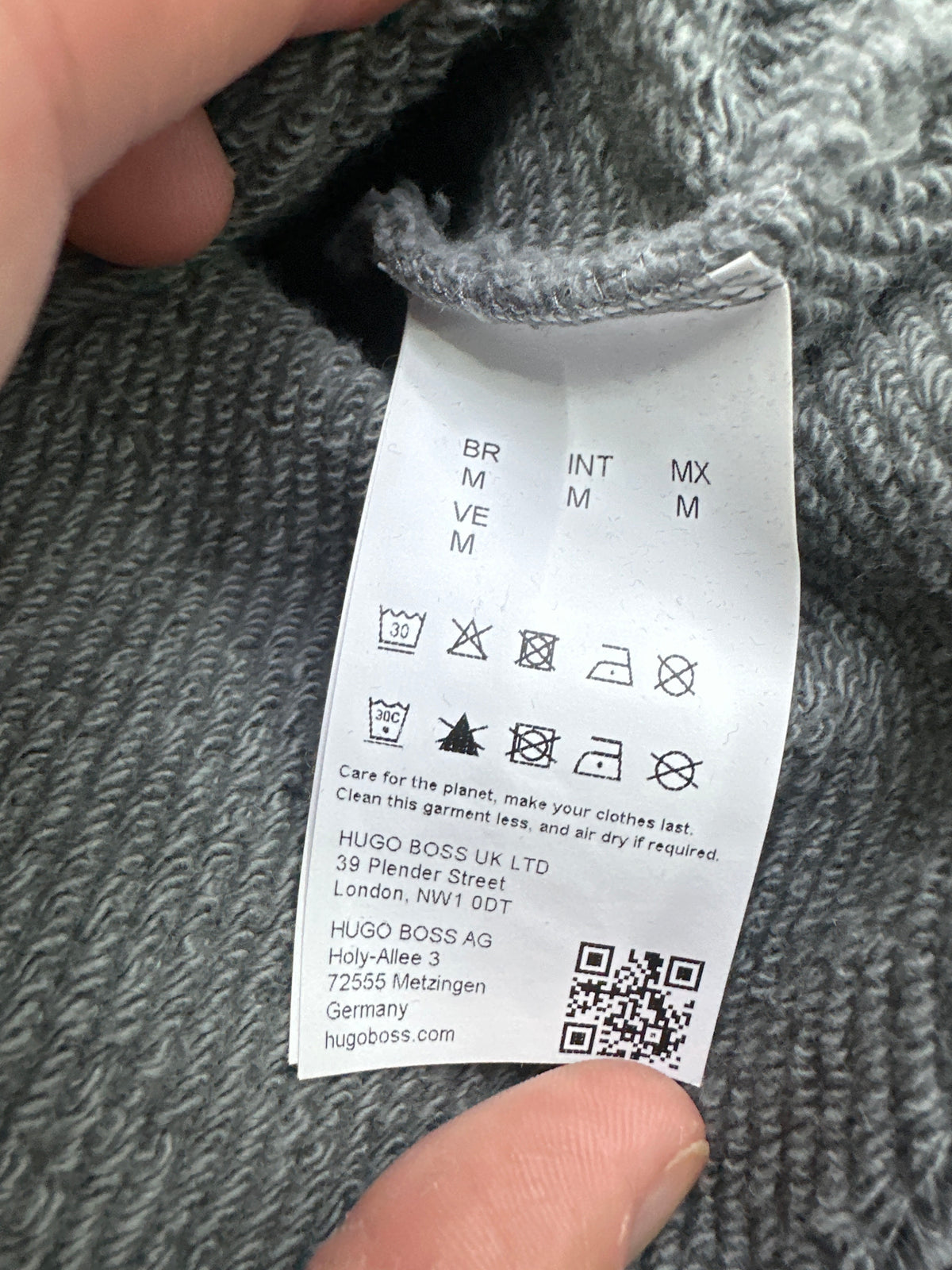 Hugo Boss Hoodie Grey Preloved
