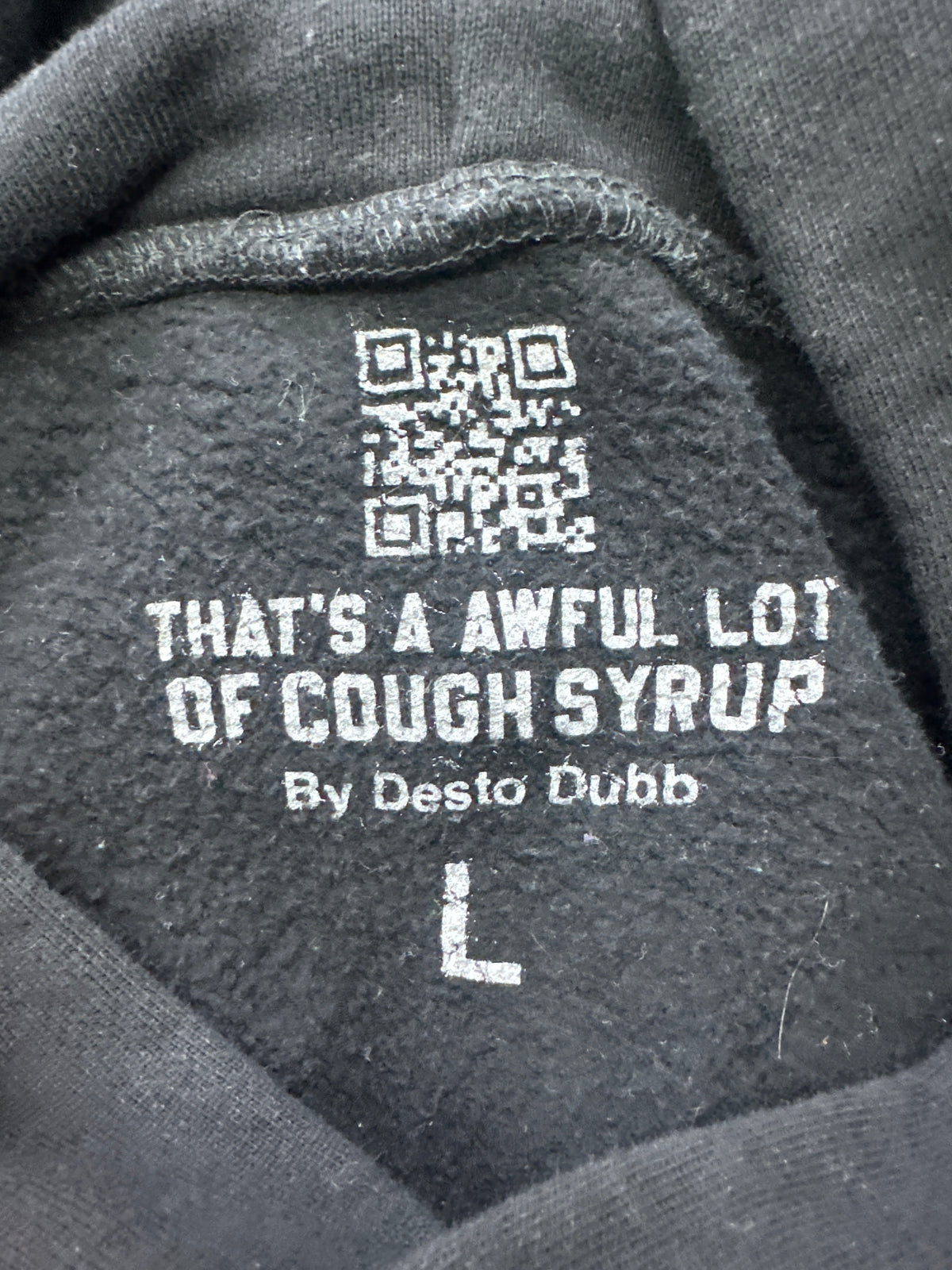 ALOCS Hoodie B/W Preloved