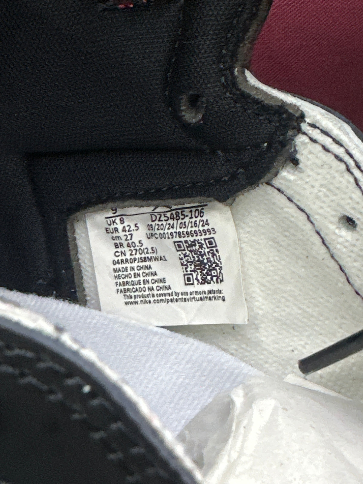 Jordan 1 Black Toe Reimagined New