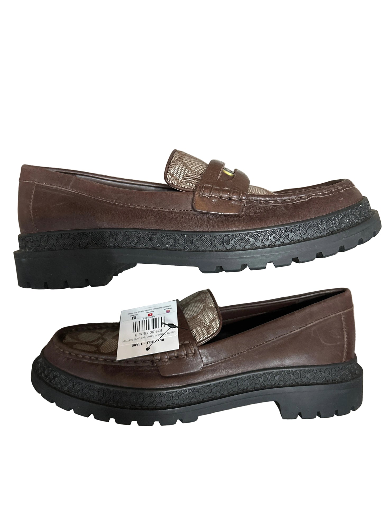 Coach Cooper Loafer Jacquard Preloved