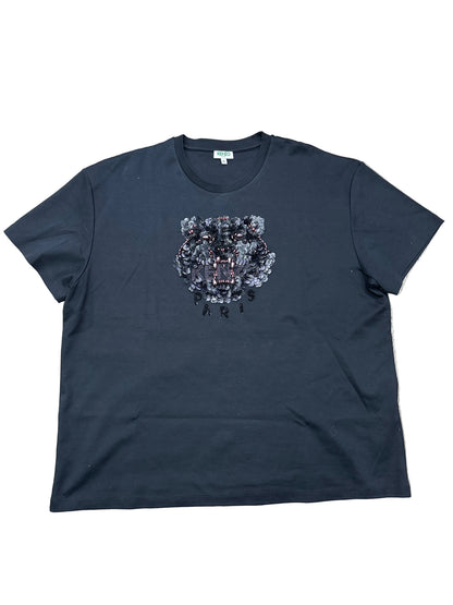 Kenzo Studded Tiger Tee Black Preloved
