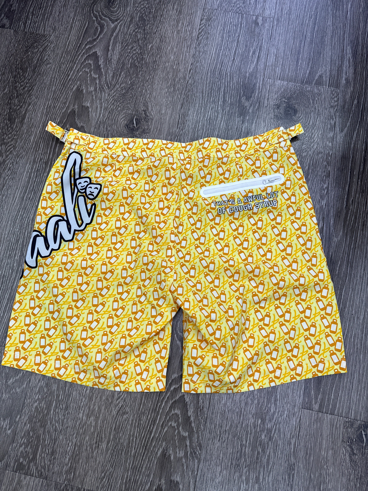 ALOCS X Asaali Yello Shorts All Over Print New