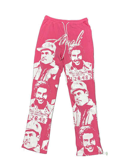 Asaali Cartel Sweats Pink New