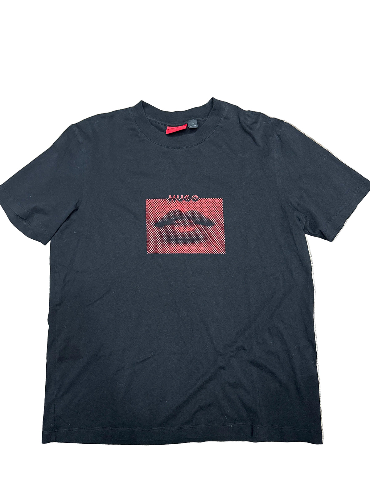 Hugo Boss Lip Tee Black Preloved