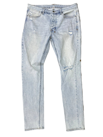 Ksubi Jeans Light Wash Knee Blowout Preloved