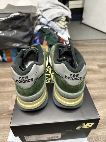 Stone Island x NB 574 Legacy Dark Green New