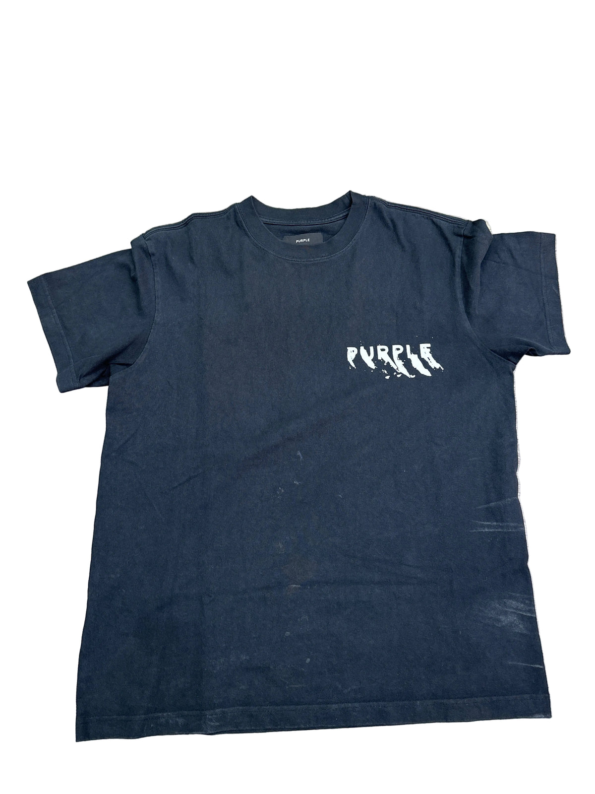 Purple Brand Black Logo Graphic T-Shirt Preloved