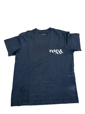 Purple Brand Black Logo Graphic T-Shirt Preloved