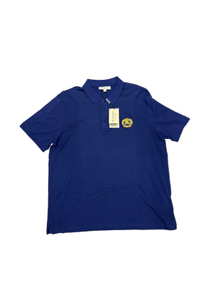 Burberry Pique Blue Polo New