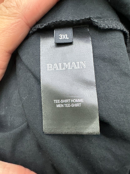 Balmain Tee B/W Pink Preloved