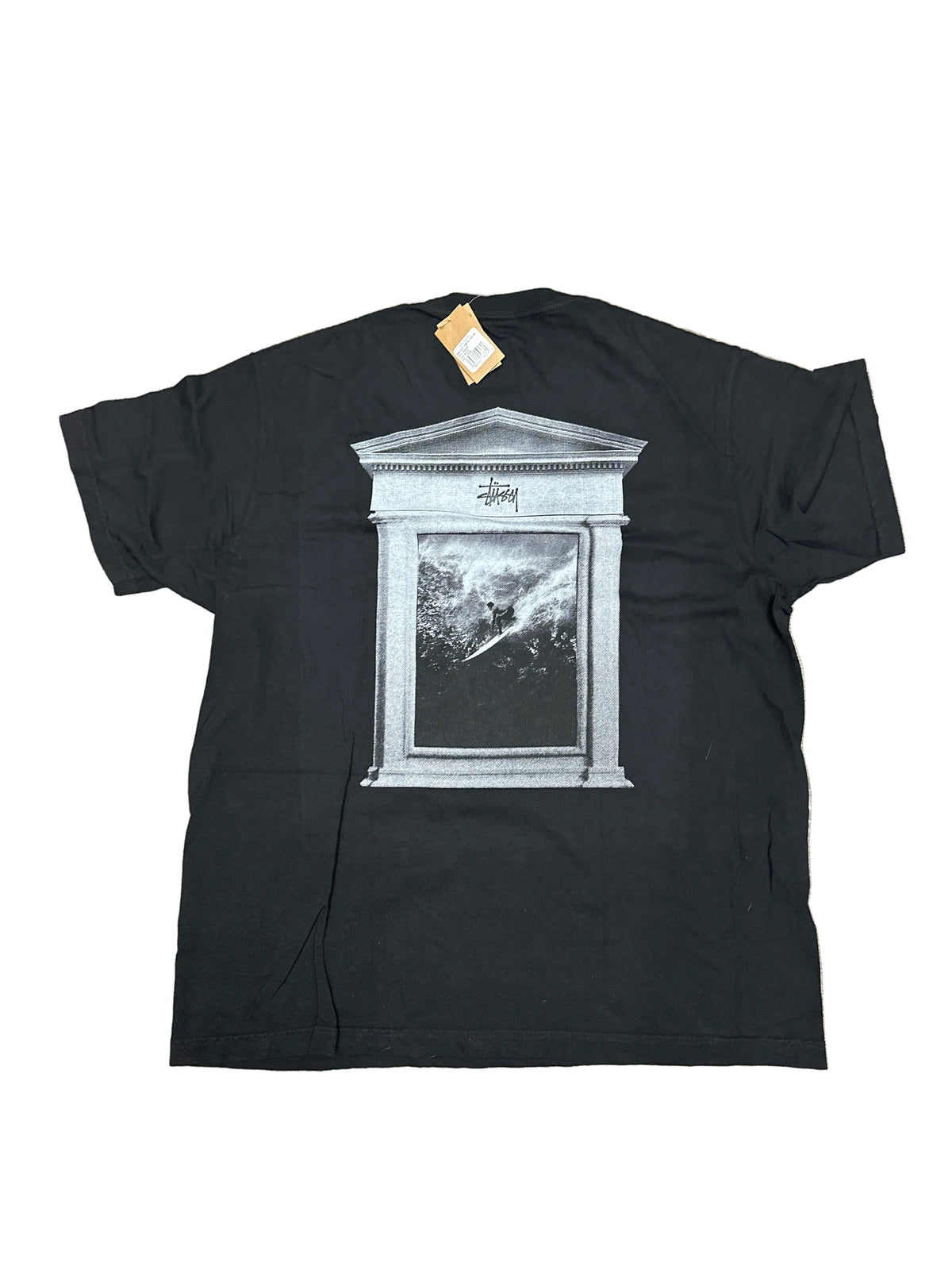 Stussy Black Surf Tomb Tee New