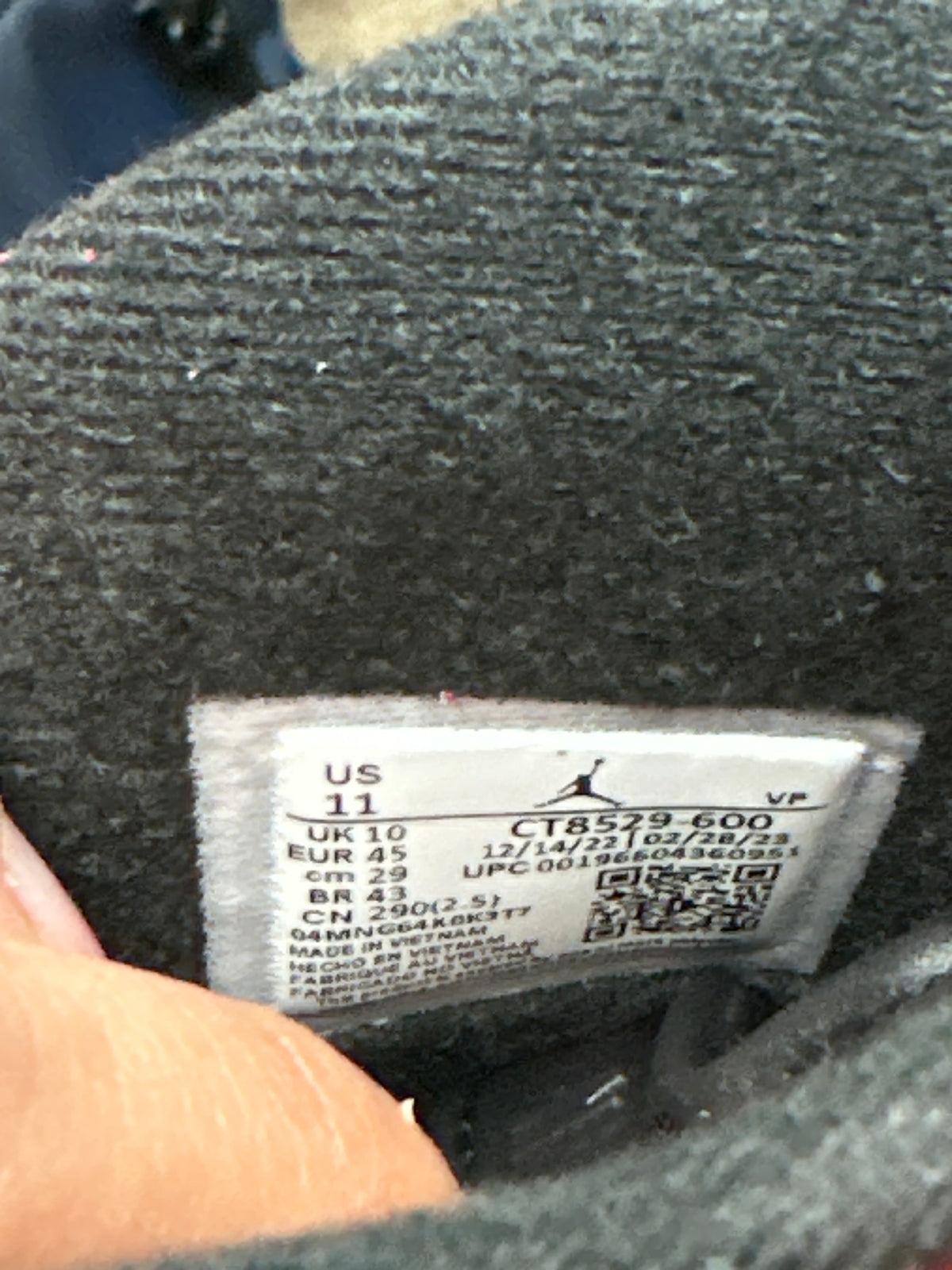 Jordan 6 Toro Bravo New Size 11