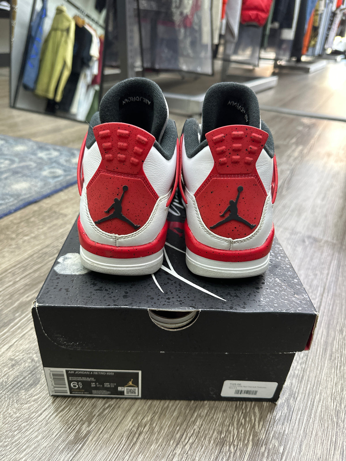 Jordan 4 GS Red Cement Preloved