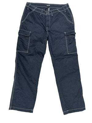 True Religion Cargo Pants Black Preloved