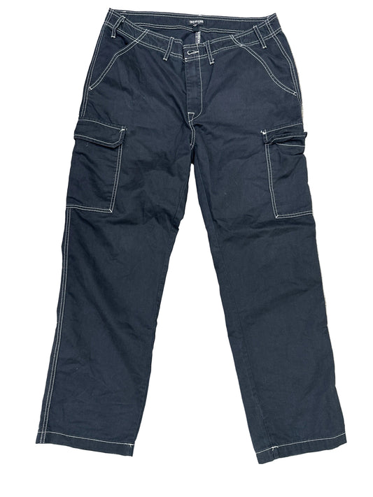 True Religion Cargo Pants Black Preloved