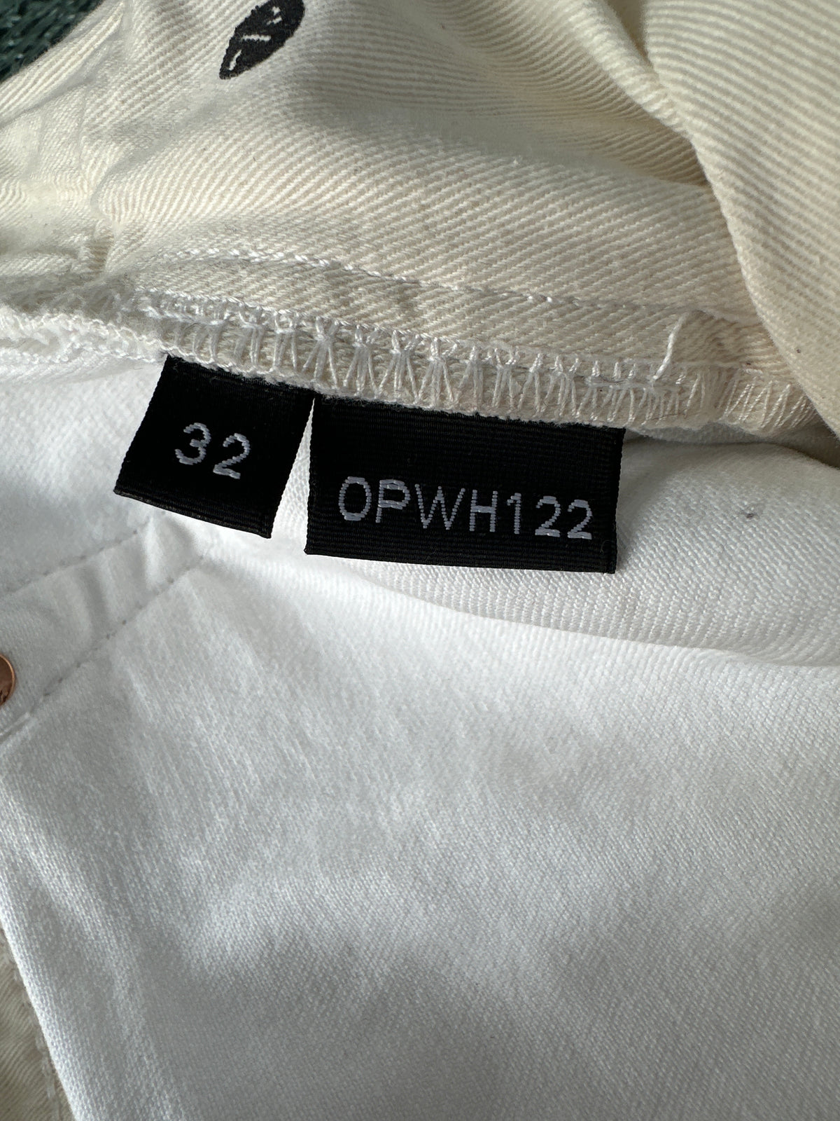 Purple Jeans White Preloved