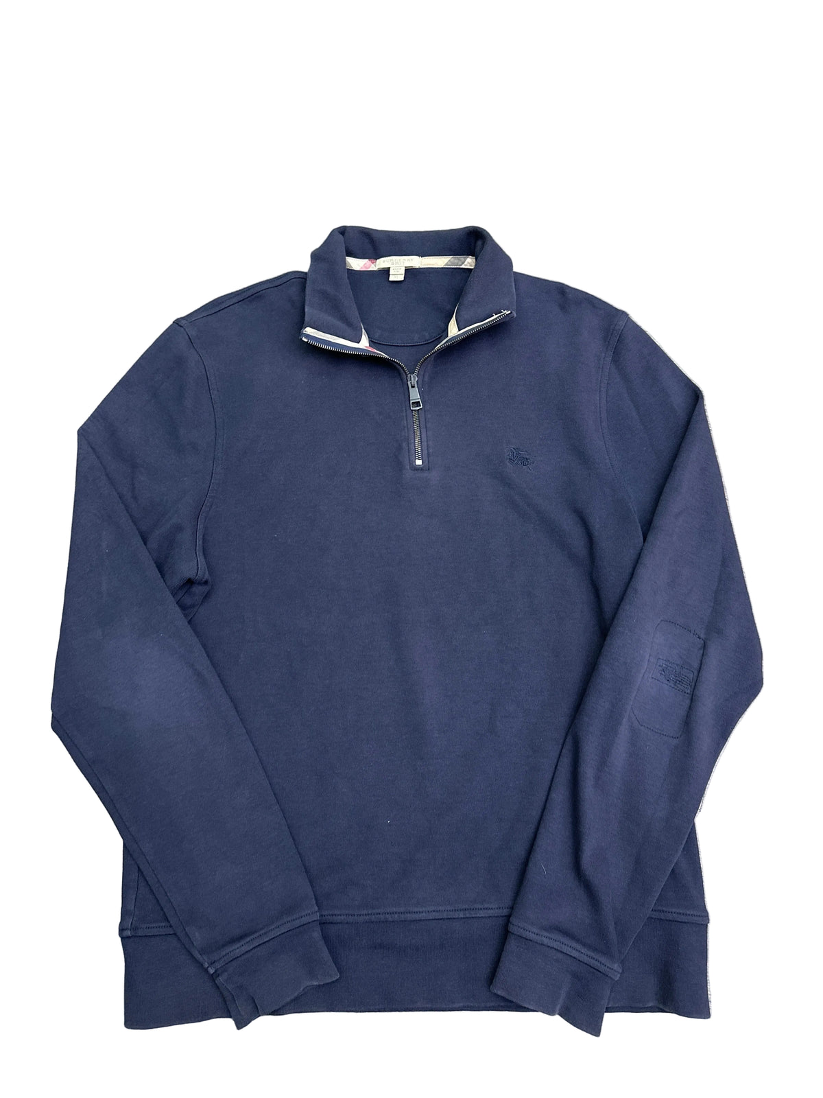 Burberry Navy Blue Quarter Zip Preloved
