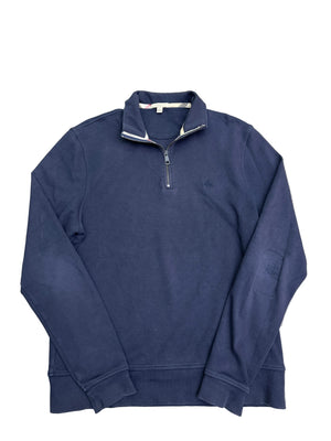 Burberry Navy Blue Quarter Zip Preloved