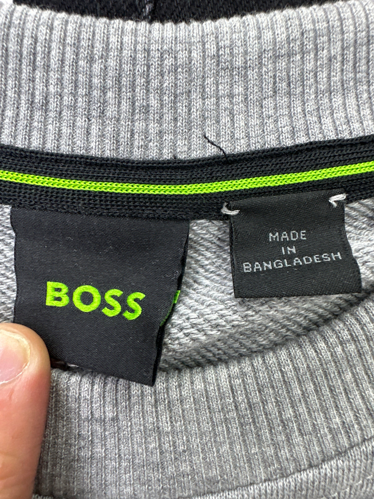 Hugo Boss Crewneck Grey Preloved