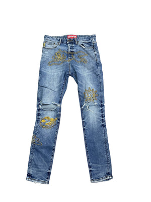 Icecream Perimeter Jean Blueberry Haze Preloved