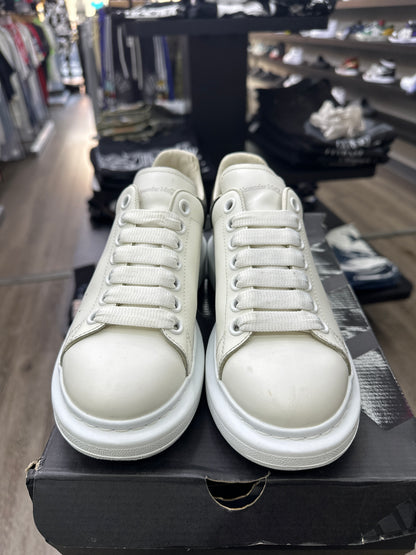 Alexander McQueen White/Silver(ivory) Preloved Size 37