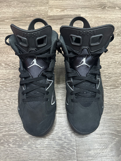 Jordan 6 Cap & Gown Black/Silver Preloved