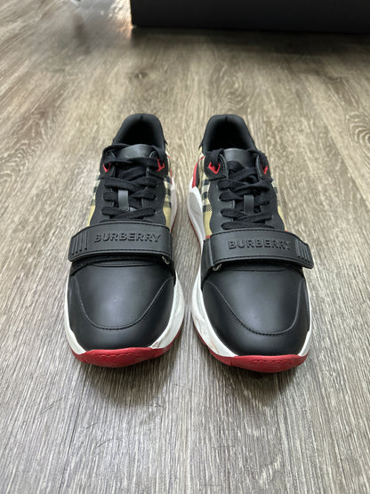 Burberry Ramsey Black Leather Vintage Check Preloved