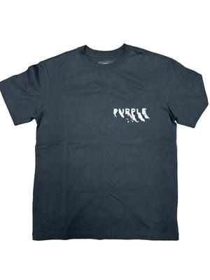 Purple Brand Painted wood mark Tee New