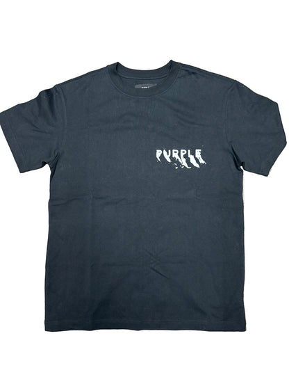 Purple Brand Painted wood mark Tee New