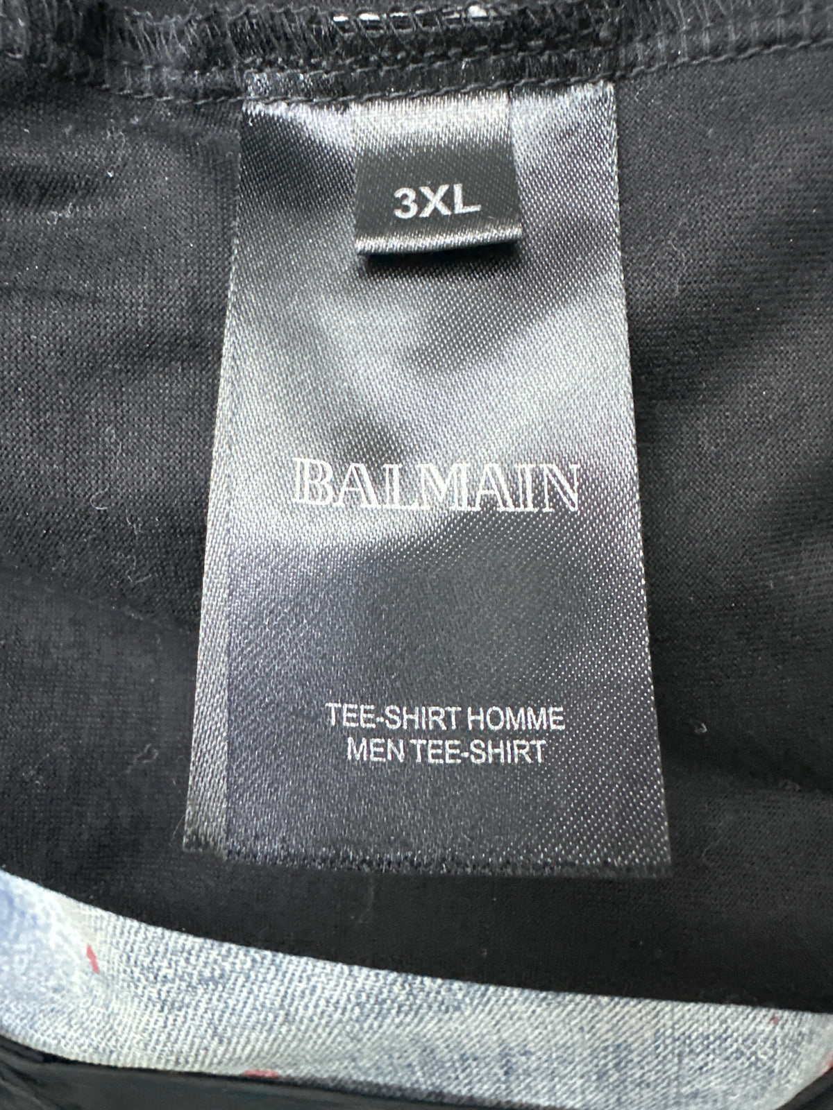 Balmain Scribble Tee B/W Preloved