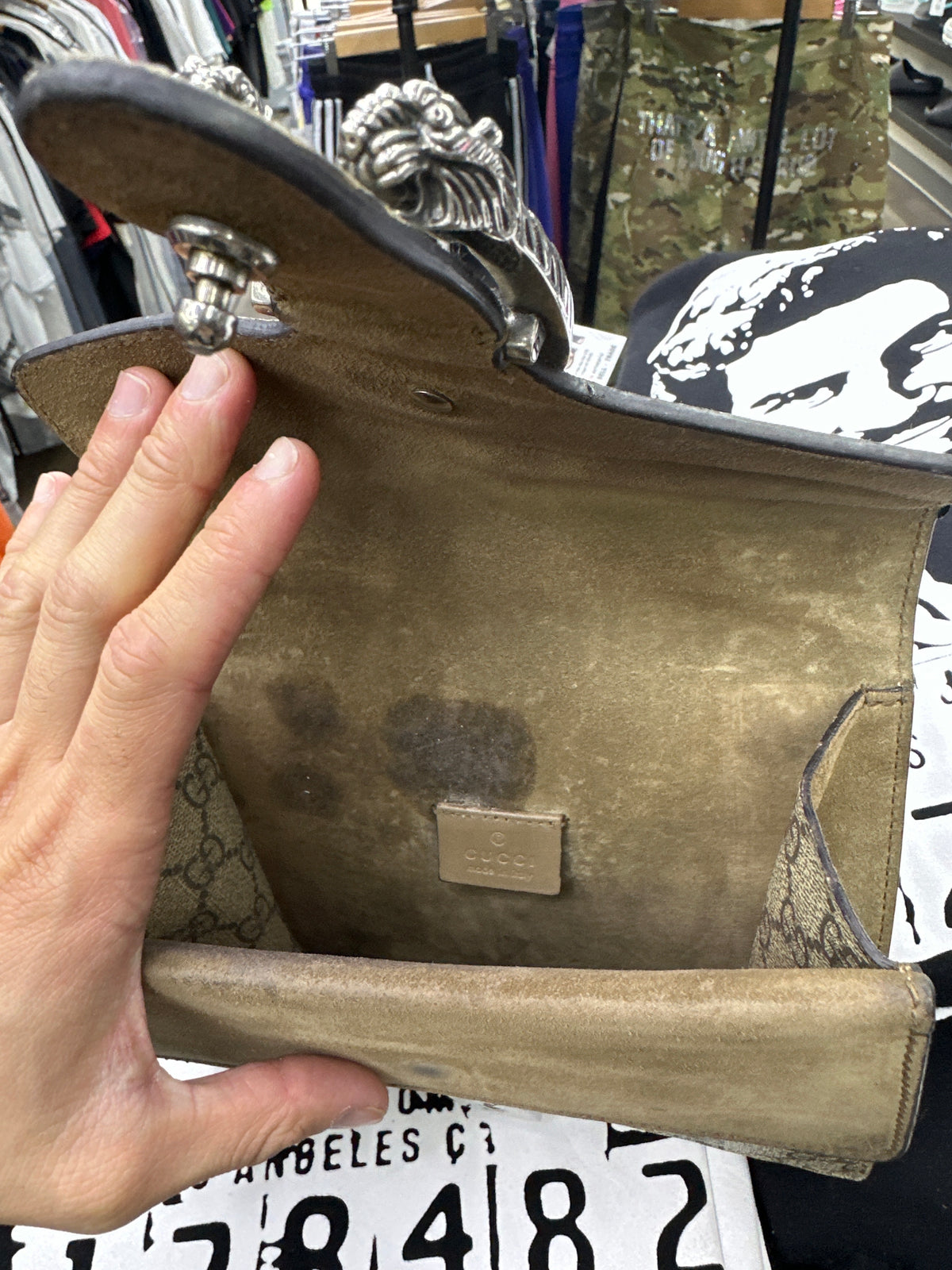 Gucci GG Supreme Dionysus Small Shoulder Bag Preloved