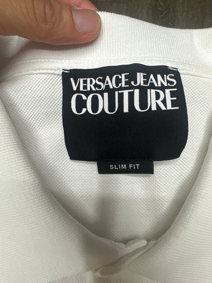 Versace Couture Polo White/Gold Preloved