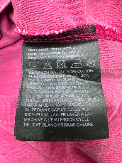 H&M Graphic Tee Pink Preloved
