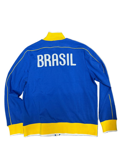 Nike Brasil Track Jacket Blue/Yellow New