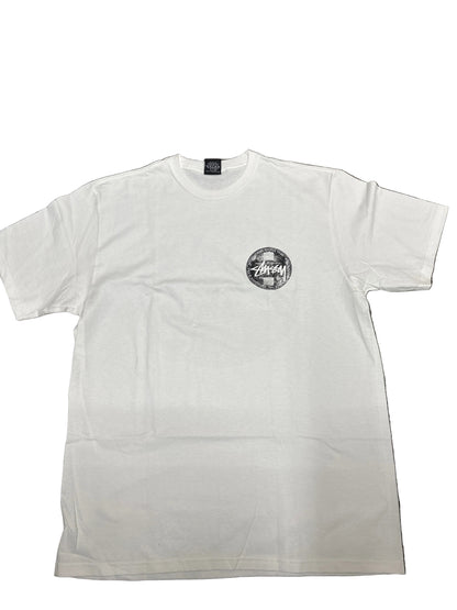 Stussy White Dot Stamp Tee New