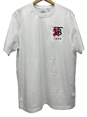 Burberry 1856 Logo Tee White Preloved