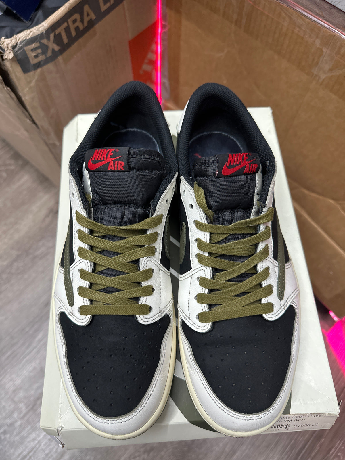 Jordan 1 Low Travis Scott Olive New