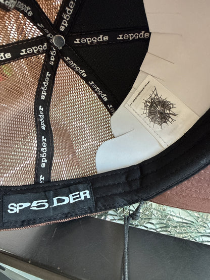 Sp5der Brown Trucker Hat New