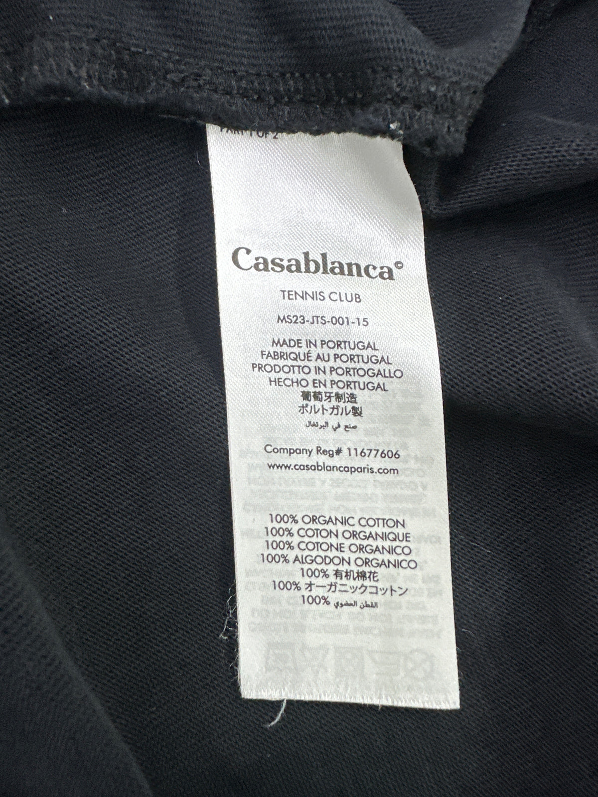 Casablanca Club Icon Tee Black Preloved