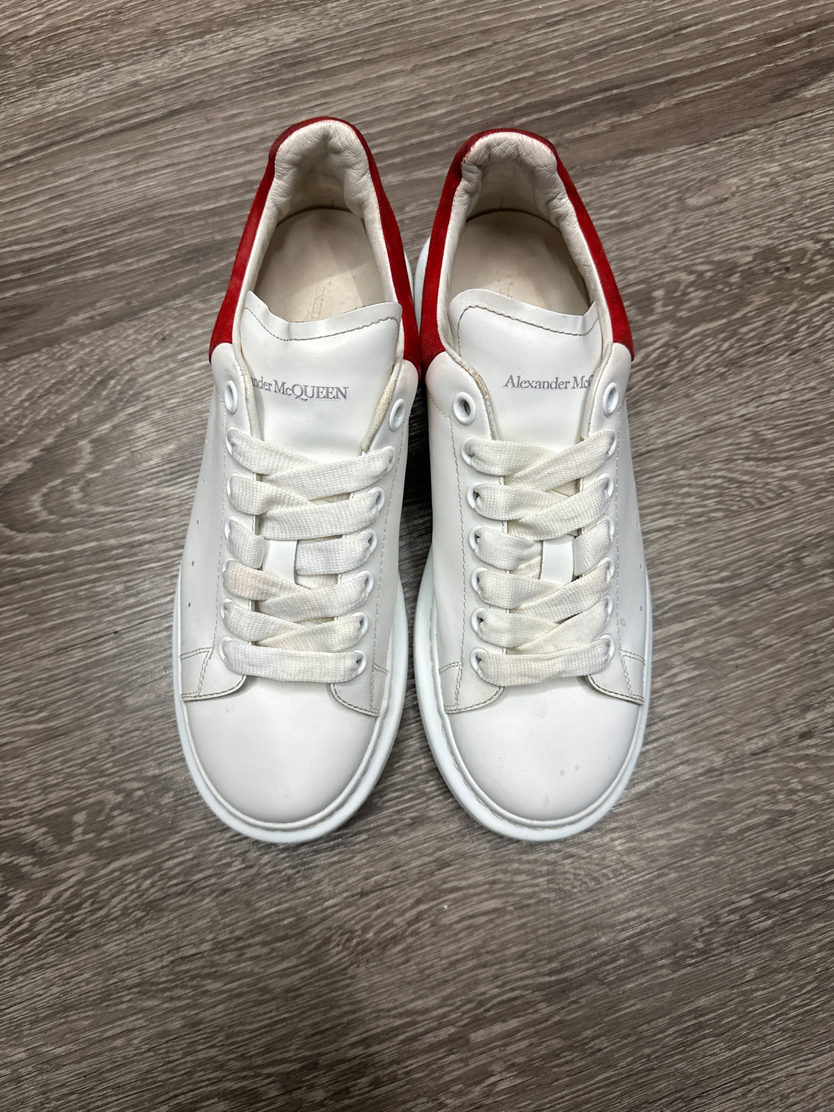 Alexander McQueen White/Red Preloved