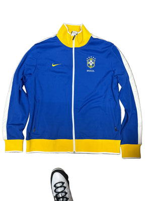 Nike Brasil Track Jacket Blue/Yellow New