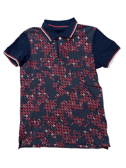 Carolina Herrera Polo Shirt B/R/W Preloved