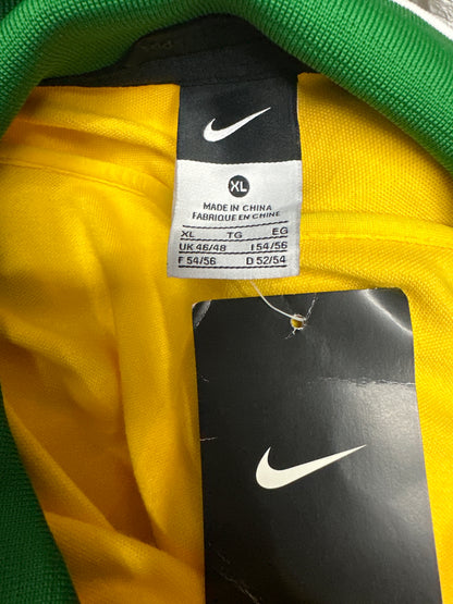 Nike Brasil Zip Up Track Jacket Yellow/Green New