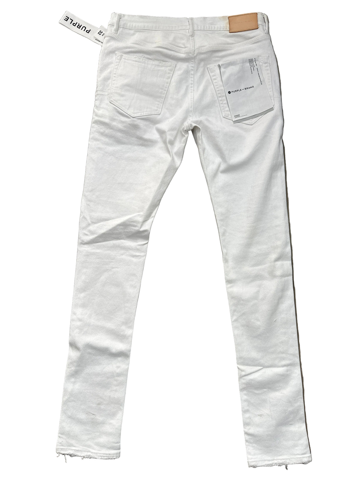 Purple Jeans White Preloved