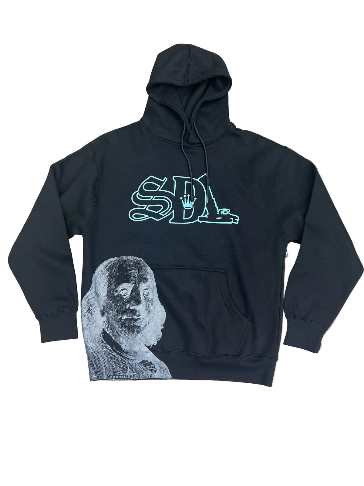 SDL Hoodie Black/Blue Letters Classic New