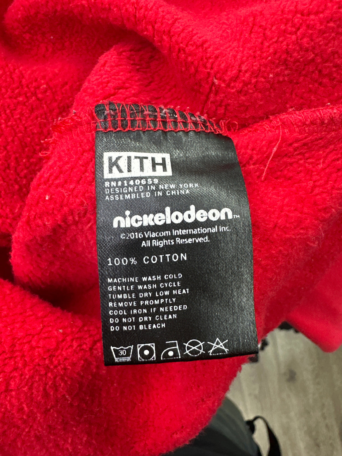 Kith x Rugrats Crewneck Red Preloved