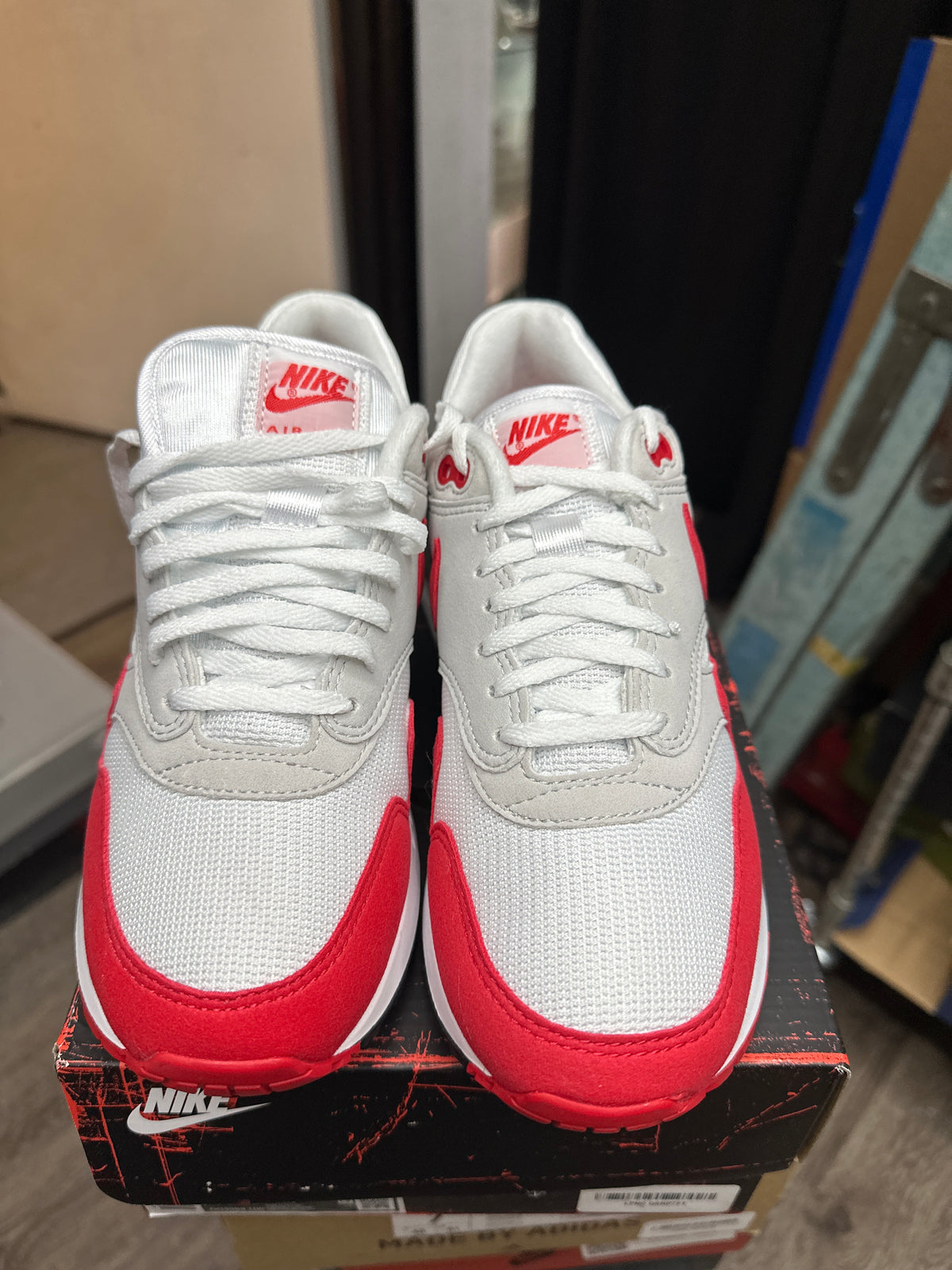 Nike Air Max 1 Big Bubble Sport Red Size 7