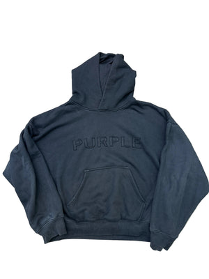 Purple Brand Cutout Wordmark Hoodie Preloved