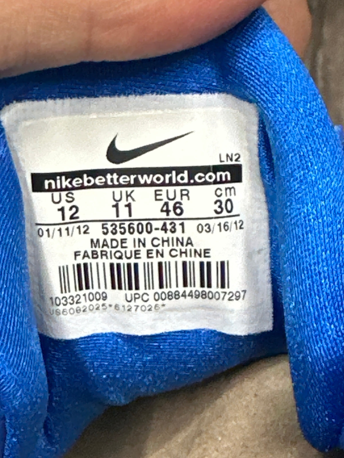 Nike Air Penny 2 Le Sprite Preloved Size 12