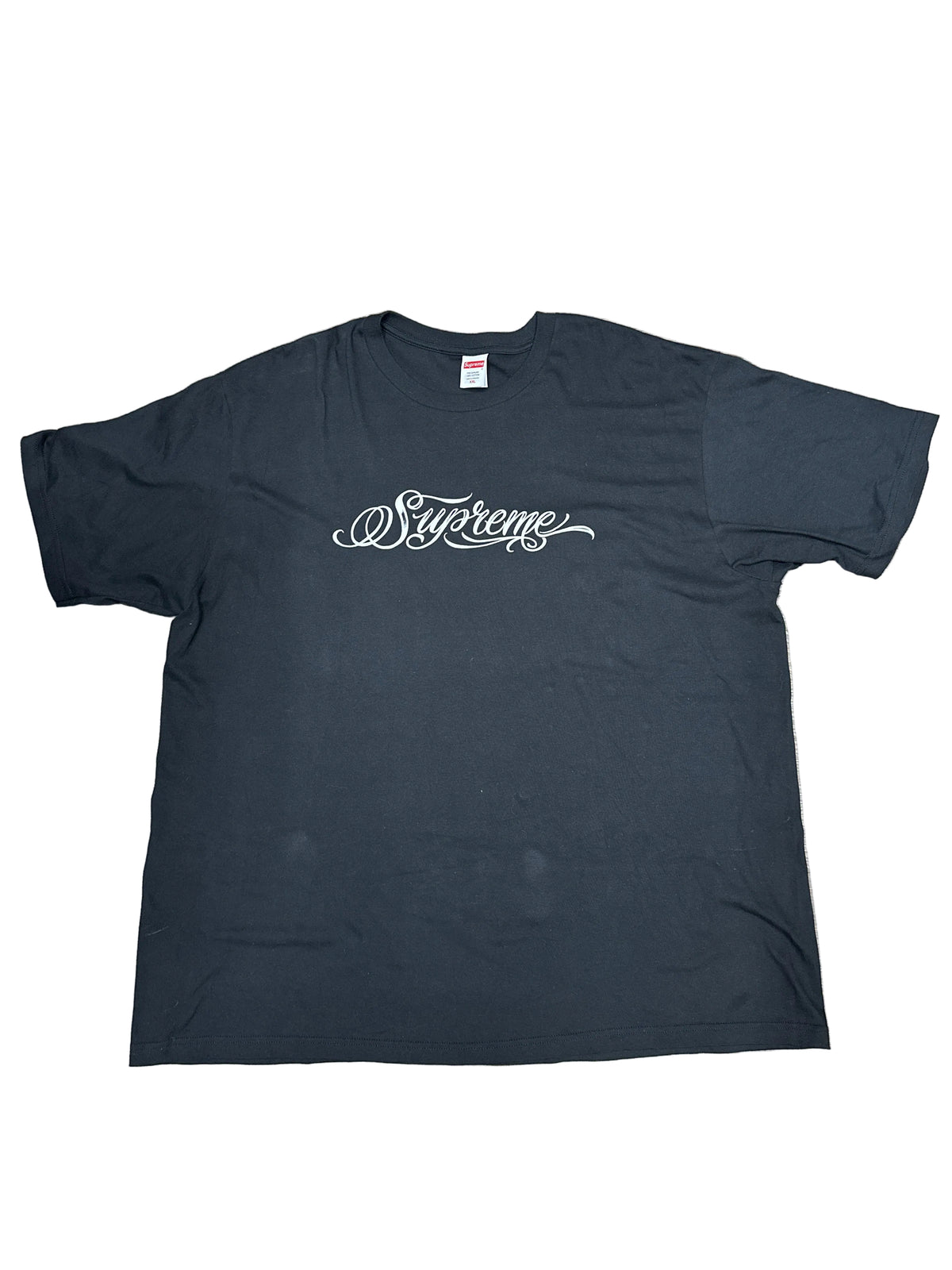 Supreme Script Tee B/W Preloved